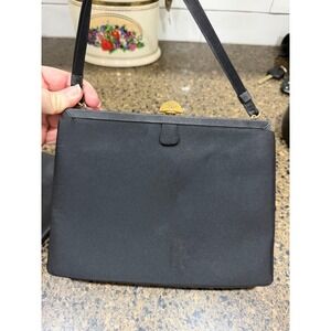 Vtg Coblentz Original Silk‎ Evening Clutch Bag Gold Crystal Clasp Saks Fifth Ave